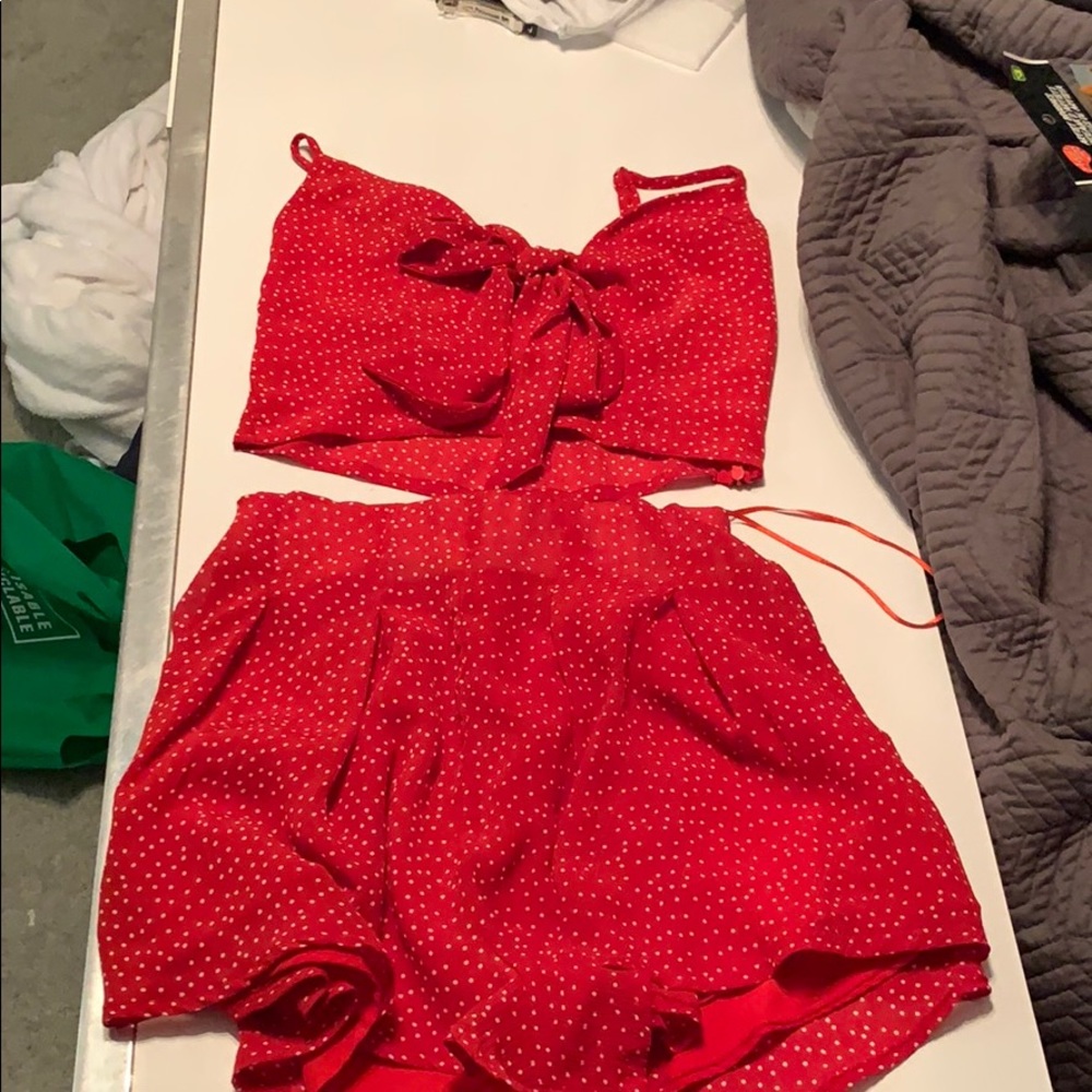 Two piece romper